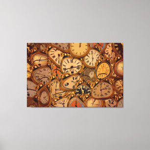 Uhren Leinwanddruck
