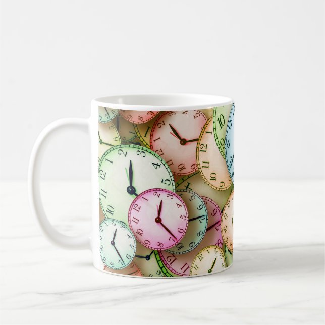 Uhren Office Work School Club Shop Kaffeetasse (Links)