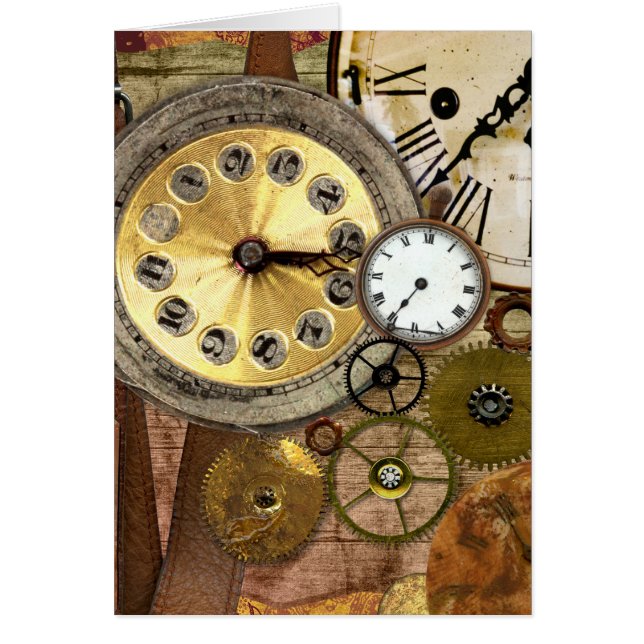 Uhren Rusty Old Steampunk Art (Vorne)