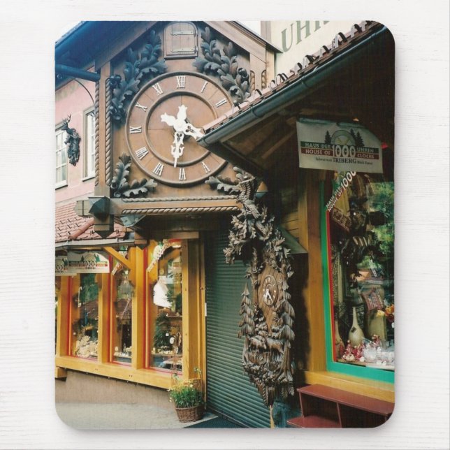 Uhren - Schwarzwald, Deutschland - Mousepad (Vorne)