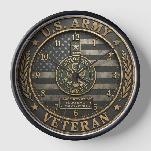Uhren-Tribut an Armee-Veteranen Uhr (Vorderseite)