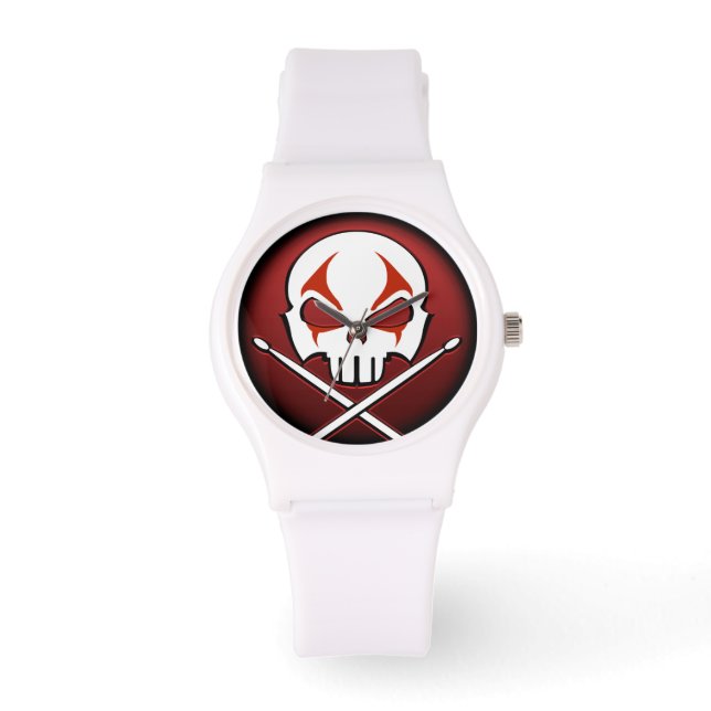 Uhrenarmband "Rock & Roll Watch Heavy Metal Drumme Armbanduhr (Vorderseite)