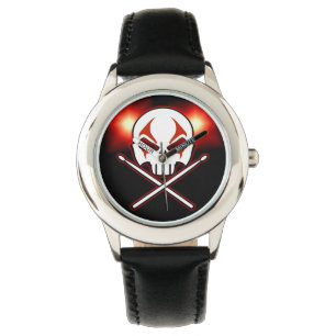 Uhrenarmband "Rock & Roll Watch Heavy Metal Drumme Armbanduhr
