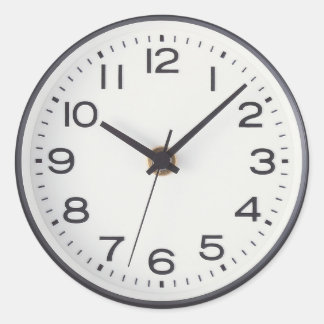 Uhrenaufkleber Runder Aufkleber
