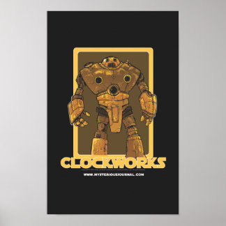 Uhrenplakat Poster