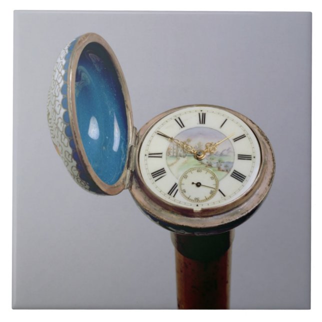 Uhrgerätstock (Cloisonneemail) Fliese (Vorderseite)