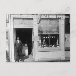 Uhrmacher aus Richmond: 1899 Postkarte