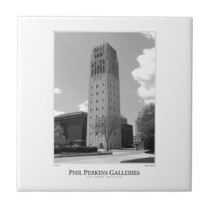 Uhrturm der Universität Michigan Fliese