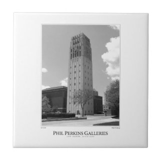 Uhrturm der Universität Michigan Fliese