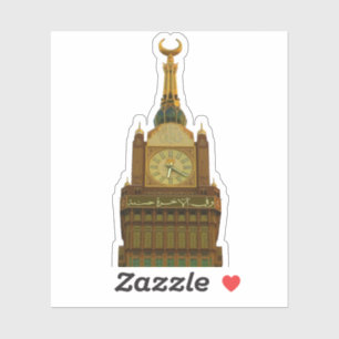 Uhrturm Makkah Aufkleber