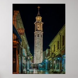 Uhrturm, Prilep - Mazedonien-Poster Poster