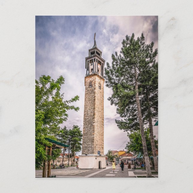 Uhrturm, Prilep - Mazedonien Postkarte (Vorderseite)