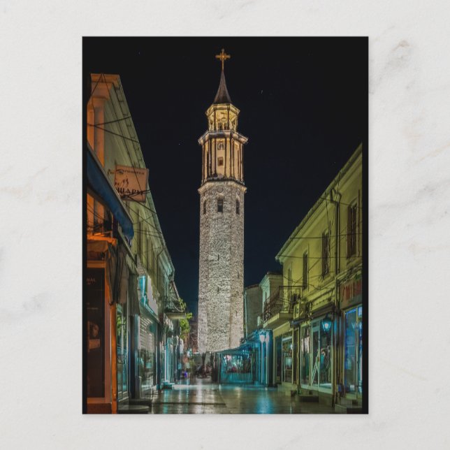 Uhrturm, Prilep - Mazedonien Postkarte (Vorderseite)