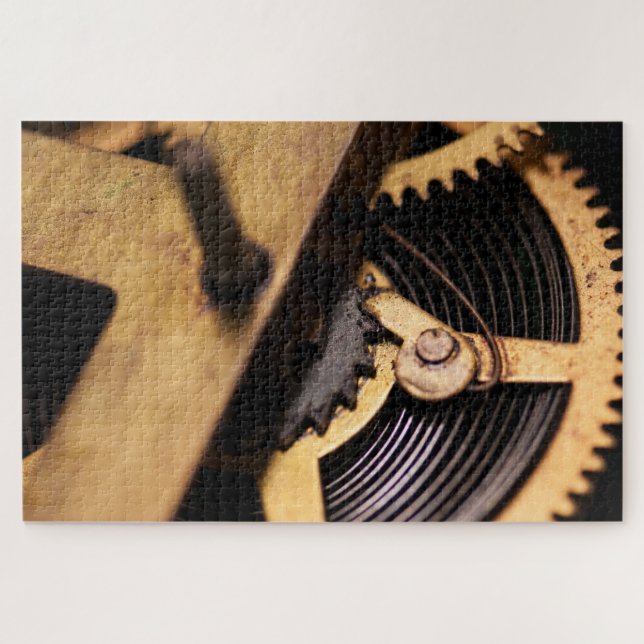 Uhrwerk Abstrakt Puzzle (Horizontal)