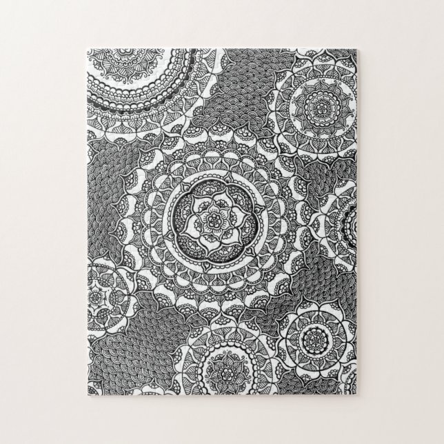 Uhrwerk-Blumen Puzzle (Vertikal)