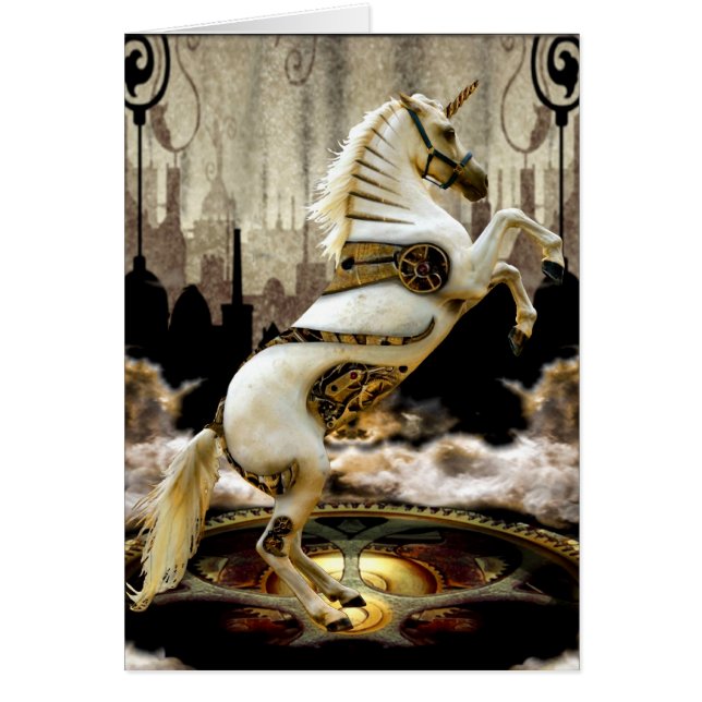 Uhrwerk-Einhorn (Vorne)