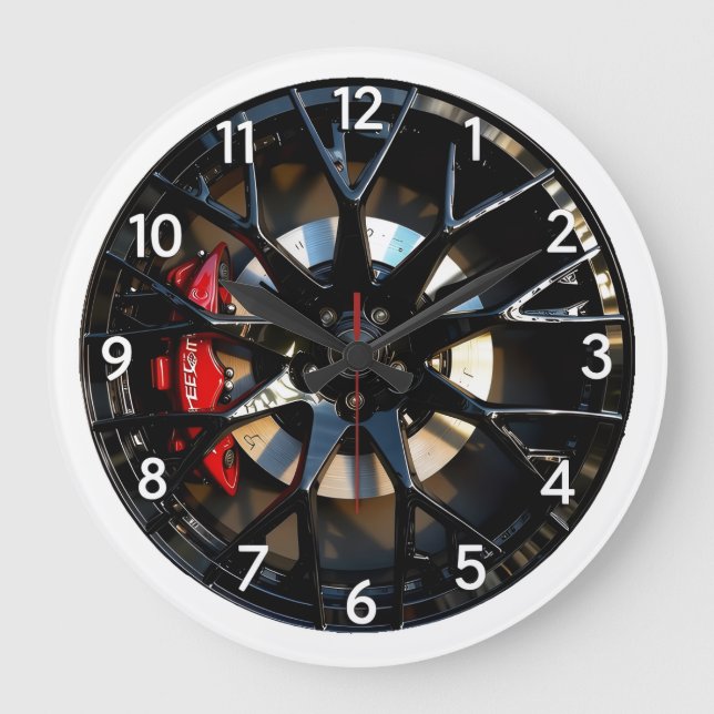 Uhrwerk Große Wanduhr (Vorderseite)