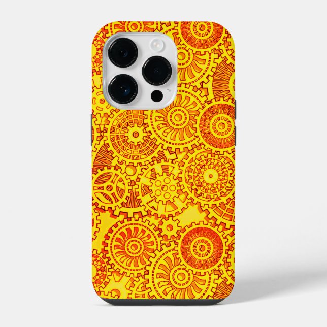 Uhrwerk iPhone Hülle (Rückseite)