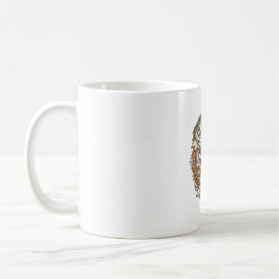 Uhrwerk Katze Steampunk Vintage Vektor Kunst Shi Kaffeetasse