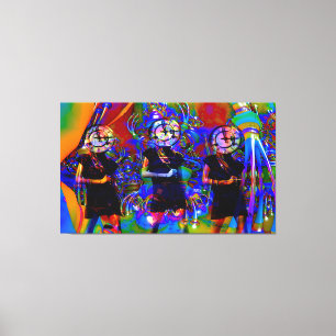 Uhrwerk Leinwanddruck