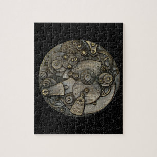 Uhrwerk-Mechanismus einer Vintage-Uhr Puzzle