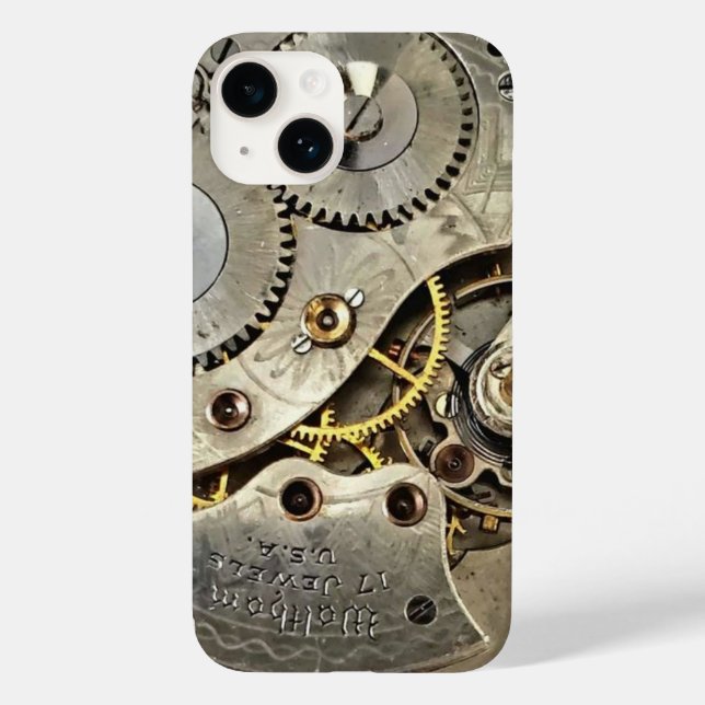 Uhrwerke Case-Mate iPhone Hülle (Rückseite)