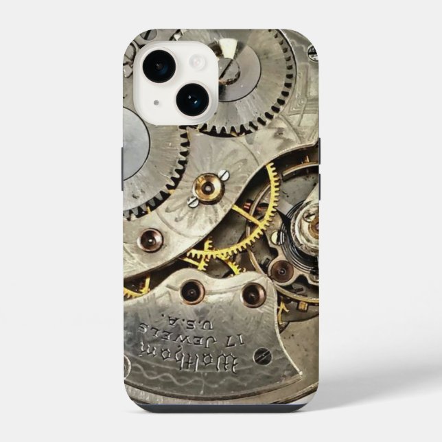 Uhrwerke iPhone Hülle (Rückseite)