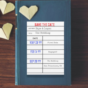 Uhrzeit der Bibliothekskasse Save the Date