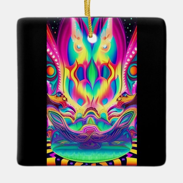 Uhtempel Keramikornament (Vorderseite)