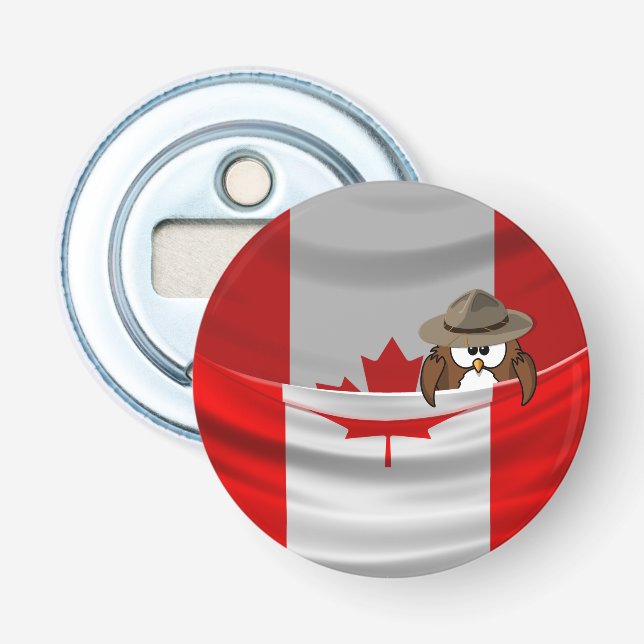 Uhu am kanadischen Tag Flaschenöffner (Vorderseite)