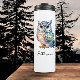 Uhu Aquarell Personalisiert Thermosbecher
