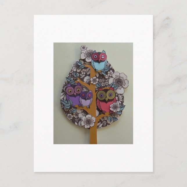Uhusbaum Postkarte (Vorderseite)