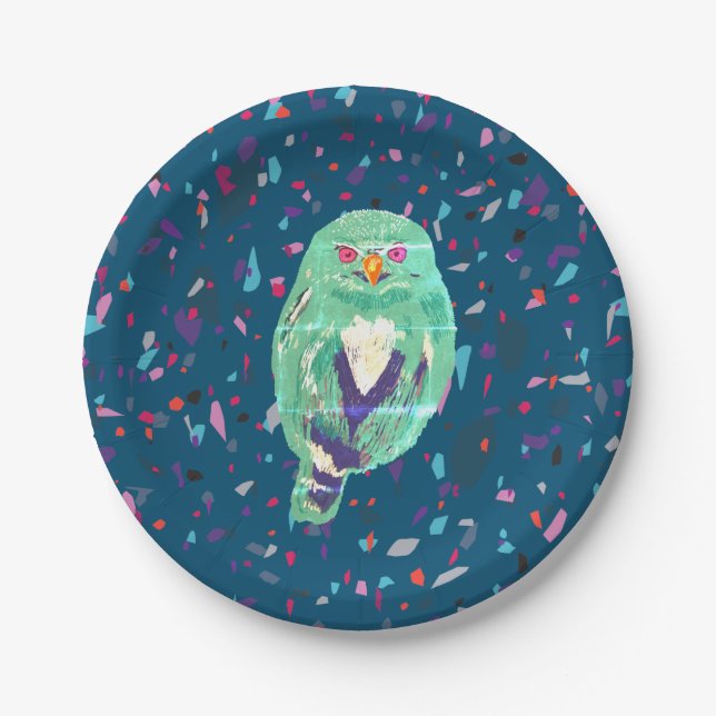 Uhuskunst Pappteller (Vorderseite)