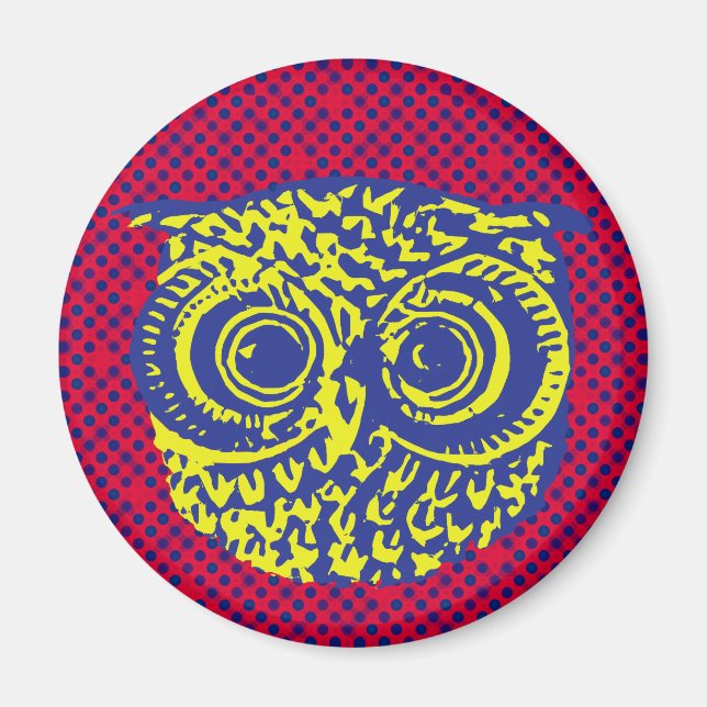 Uhvogelgrafie Magnet (Vorne)