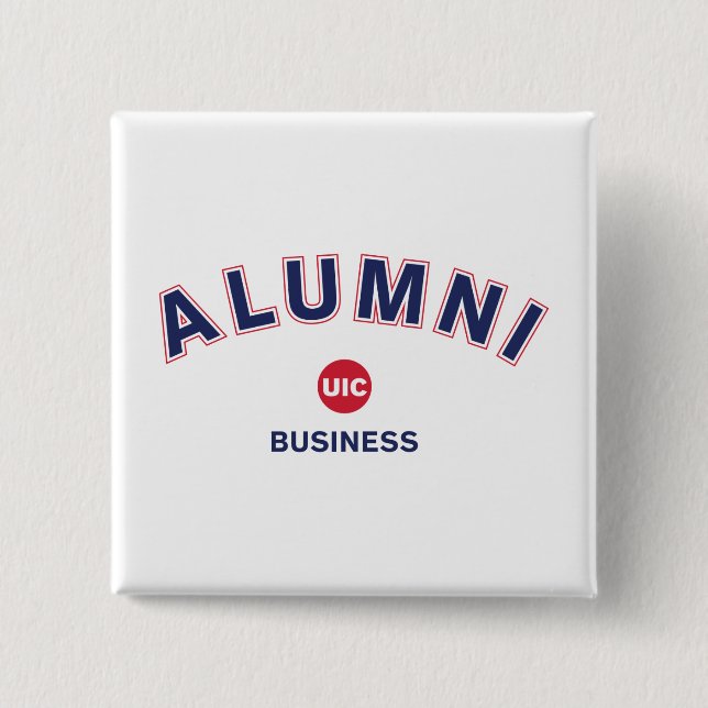 UIC Alumni Business Button (Vorderseite)
