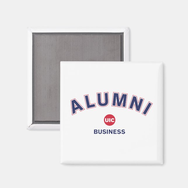 UIC Alumni Business Magnet (Vorderseite/Rückseite)