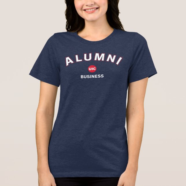 UIC Business Alumni Tri-Blend Shirt (Vorderseite)