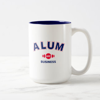 UIC Business Alumni Zweifarbige Tasse