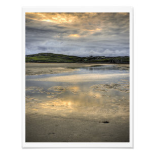 Uig versandet äußeres Hebrides Fotodruck