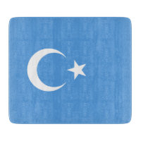 Uighurische Flagge Ostturkistans (Uighuristan)