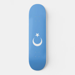 Uighurische Flagge Ostturkistans (Uighuristan) Skateboard