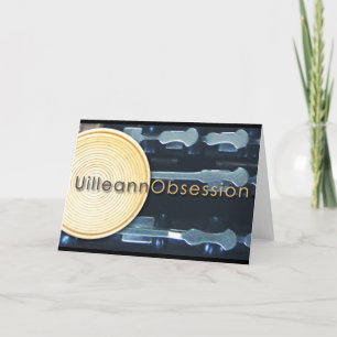 UilleannObsession.com Grußkarte Karte