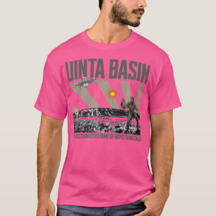Uinta Basin Utahs Heimat des hohen Seltsamkeit UFO T-Shirt