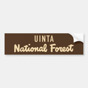 Uinta staatlicher Wald Autoaufkleber