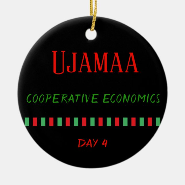 Ujamaa - Kwanzaa Tag 4| Ornament (Vorne)