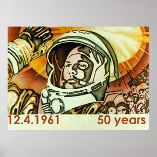 Ujri Gagarin Poster