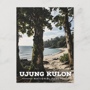 Ujung Kulon National Park Postkarte