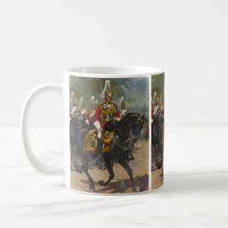 UK 1st Life Guards of the Household Cavalry patrol Kaffeetasse