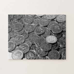 UK 5-Pence-Stücke Münzen Jigsaw Puzzle