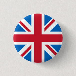 UK Abzeichen - Union Jack mit Scottish Blue Button